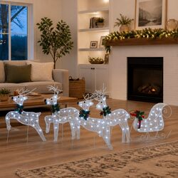 Friendly LED Reindeer Decor Set for Your Holiday