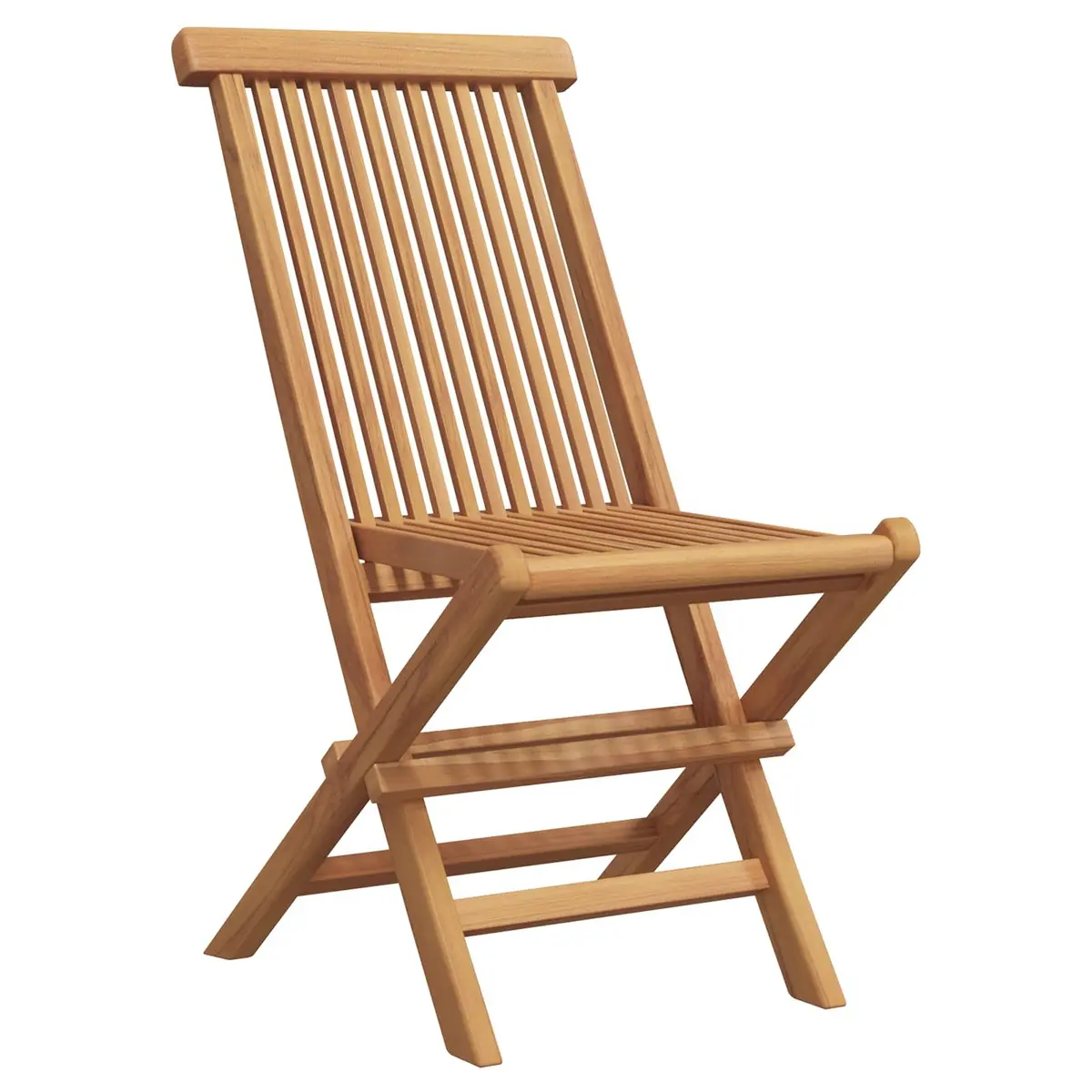 Outdoor Furniture Set 3 Pieces Brown Acacia Wood Dining Table and Chairs