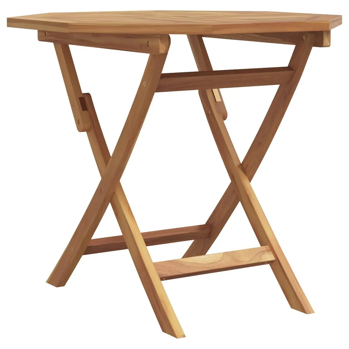 Garden Dining Set Modern Minimalist Style 3 Pieces Solid Acacia Wood Brown