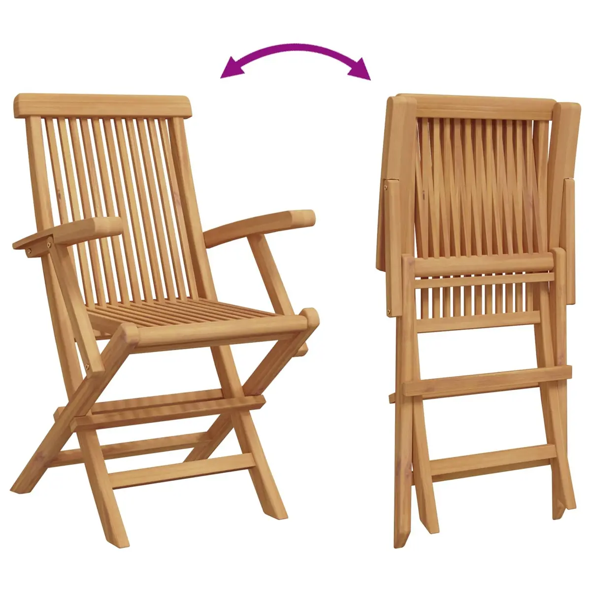 Garden Dining Set Modern Minimalist Style 3 Pieces Solid Acacia Wood Brown