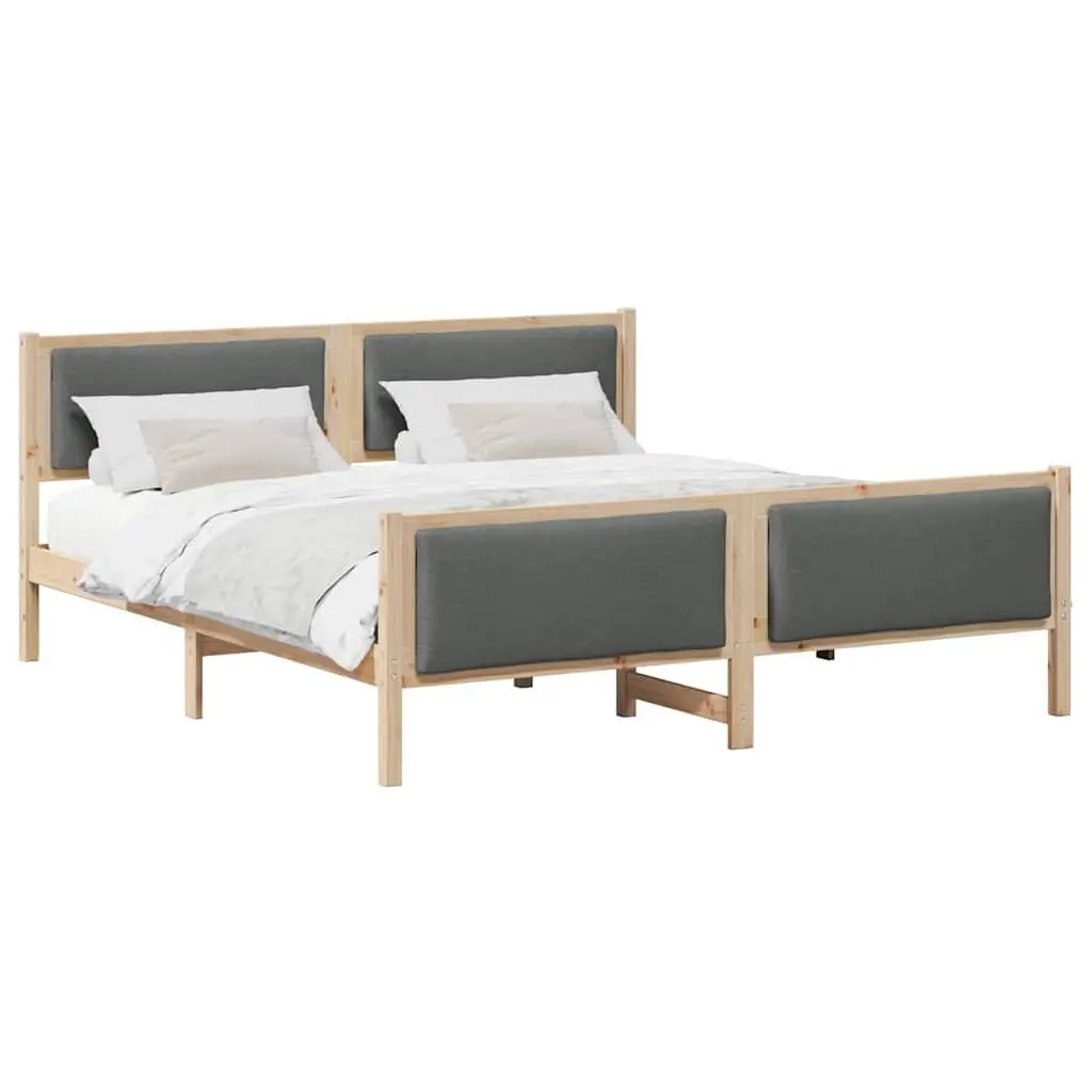 Dark Grey Bed Frame