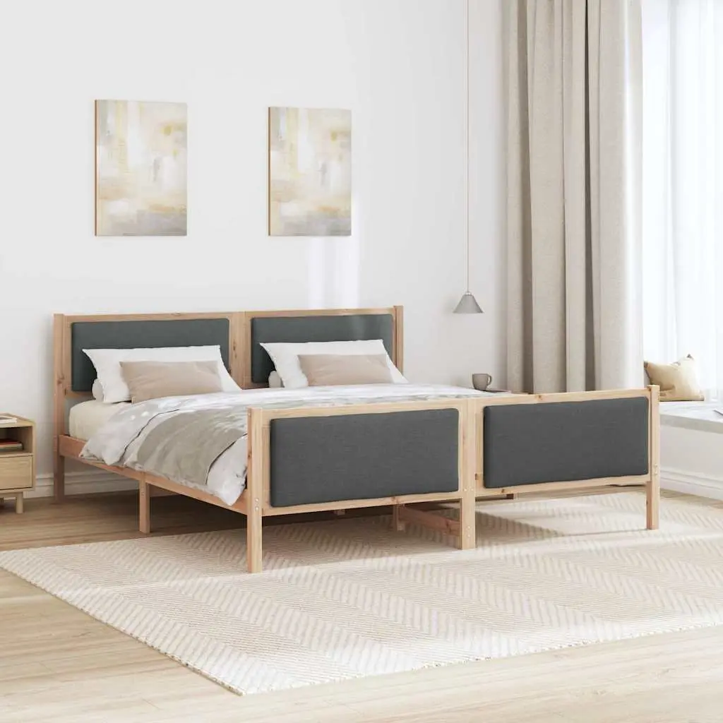 Dark Grey Bed Frame