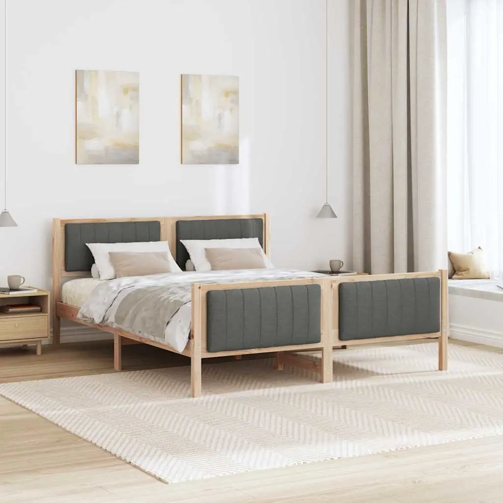 Solid Pine Wood Bed Frame