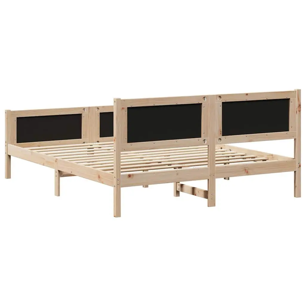 Solid Pine Wood Bed Frame