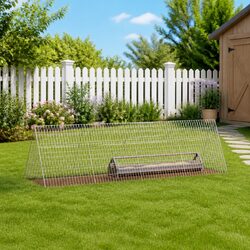 Friendly Galvanised Steel Chicken Cage for Your Backyard