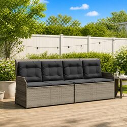 Your New Grey Garden Bench with Cushion for Outdoor Enjoyment