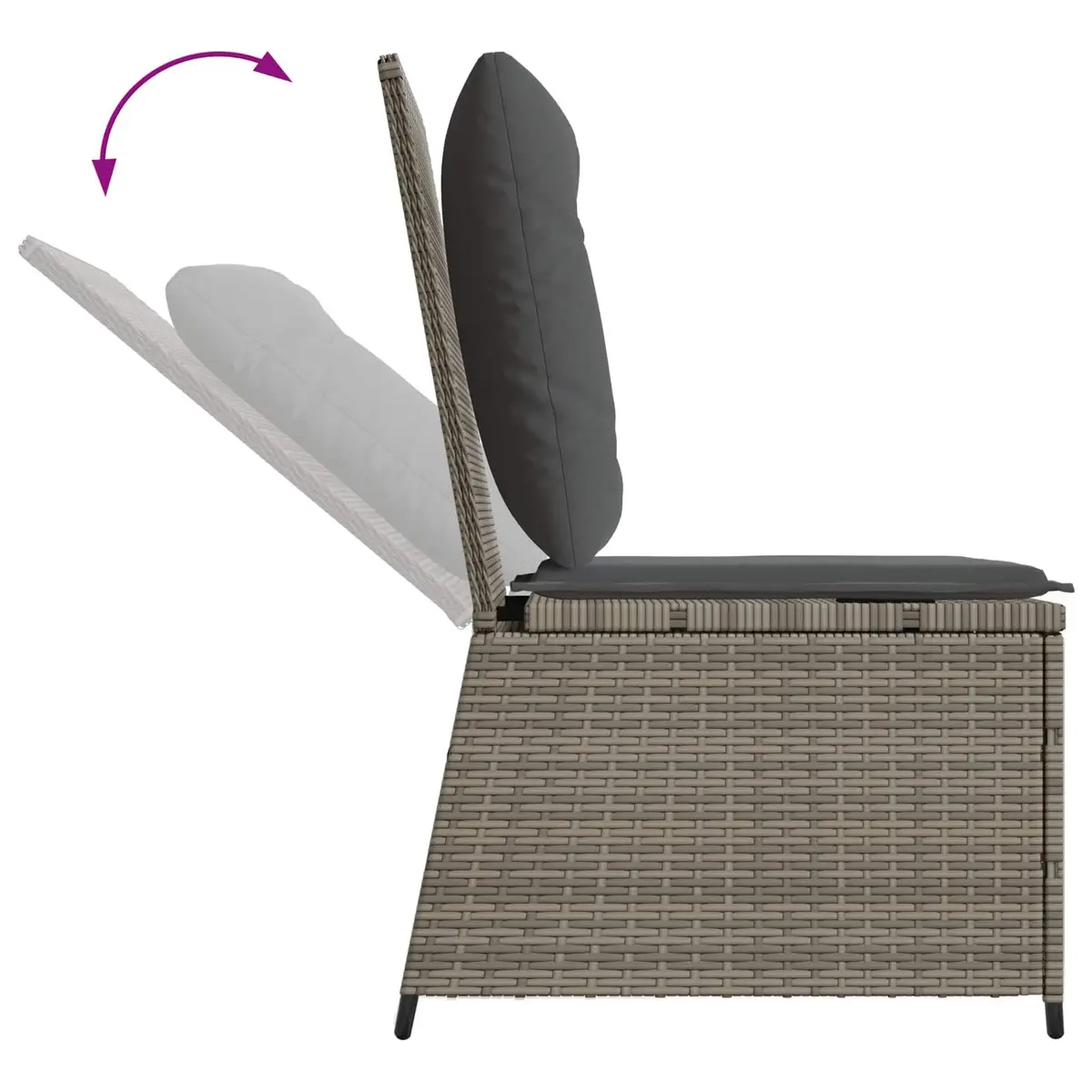 Outdoor Reclining Garden Sofa