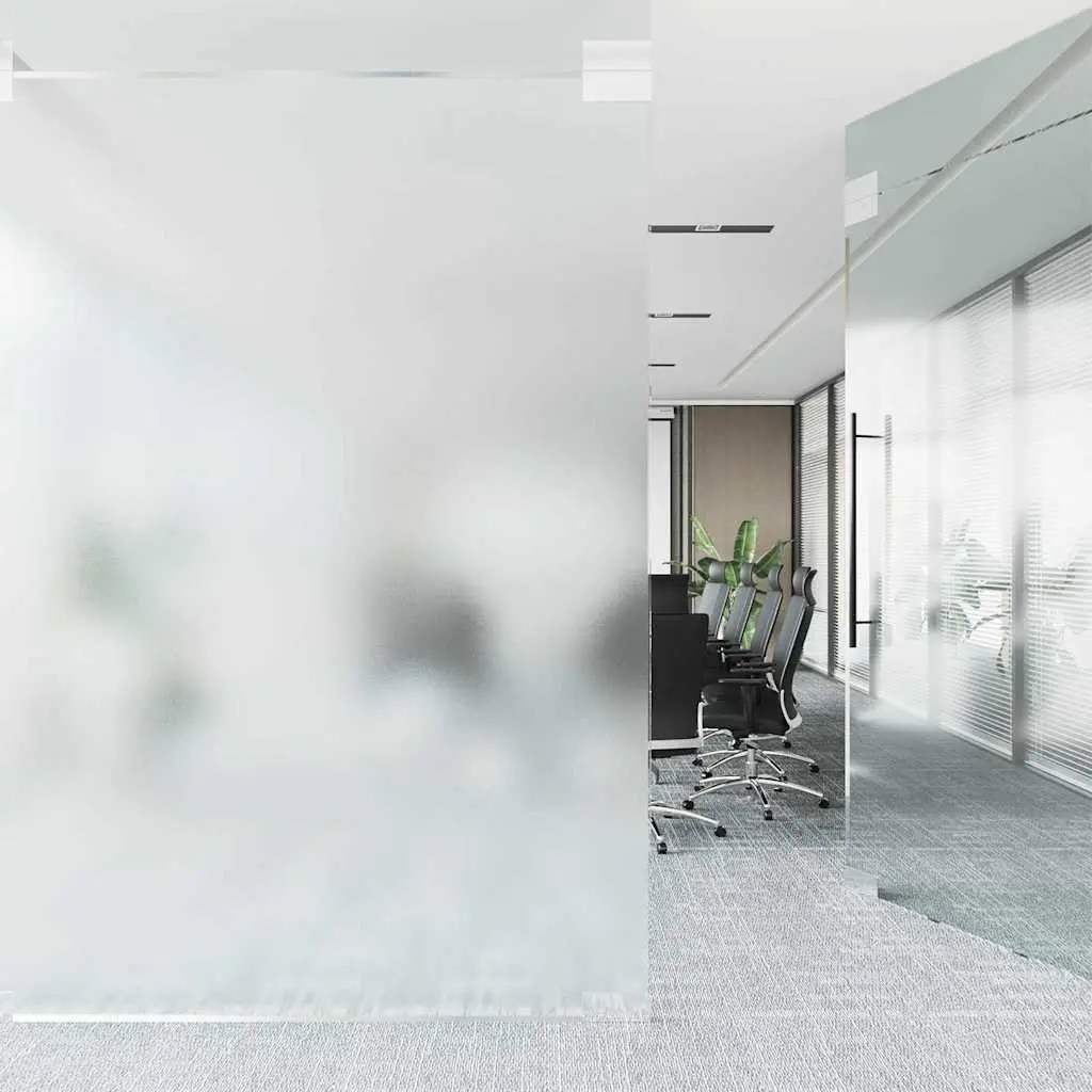 Frosted Self-Adhesive Window Film Grey 90x1000cm Privacy Glass Decor