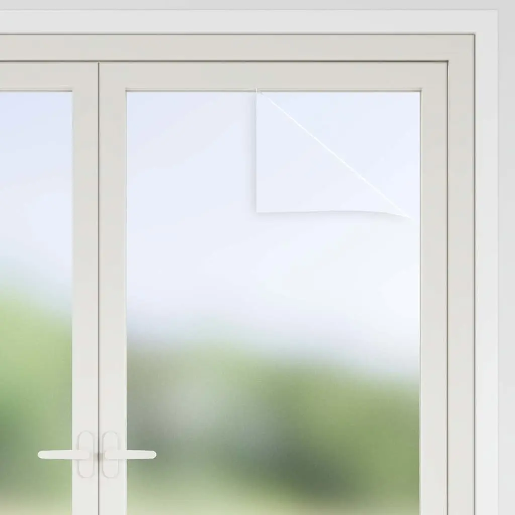 Frosted Self-Adhesive Window Film Grey 90x1000cm Privacy Glass Decor