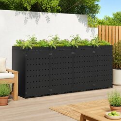 Your Wheelie Bin Storage for 4 Bins - Functional and Stylish