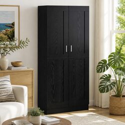 Your New Favorite Black Oak Book Cabinet Awaits