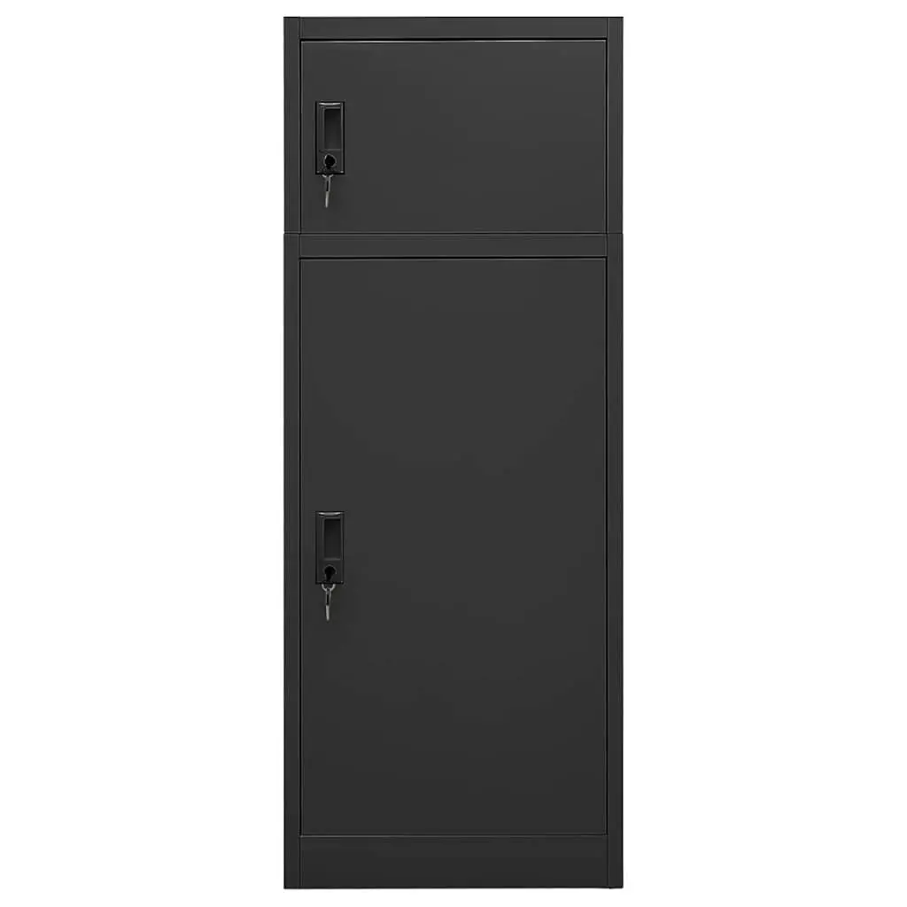 Saddle Cabinet Storage Locker Anthracite 53x53x140cm