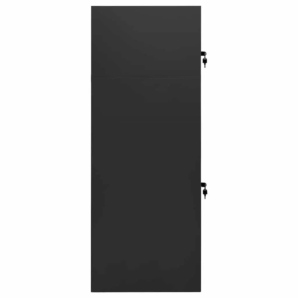 Saddle Cabinet Storage Locker Anthracite 53x53x140cm