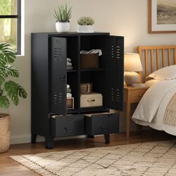Your New Anthracite Storage Wardrobe with Adjustable Features