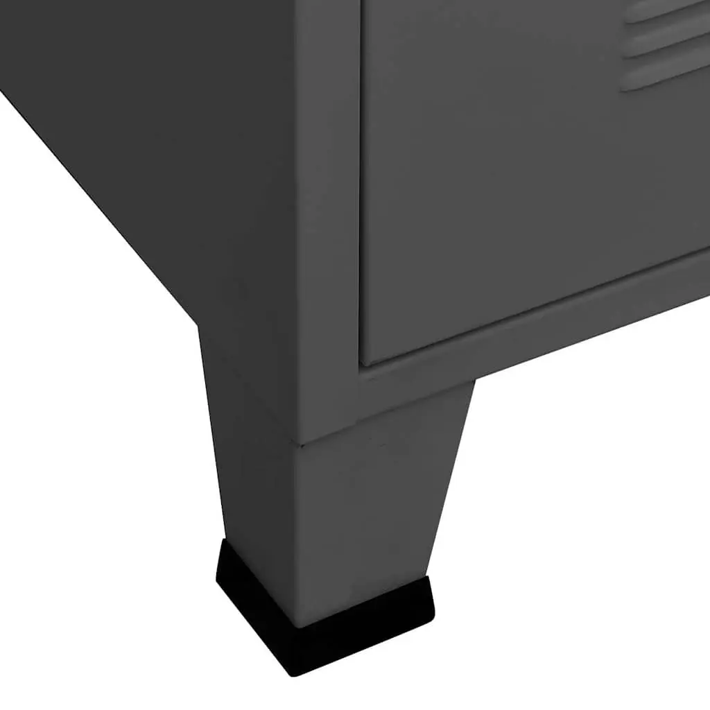 Metal Drawer Cabinet Organiser 4 Drawers Anthracite