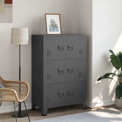 Your Friendly Storage Solution - Anthracite Metal Chest