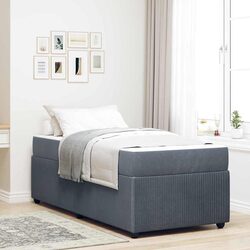 Your New Grey Bed Frame with Pocketed Coil Mattress Awaits
