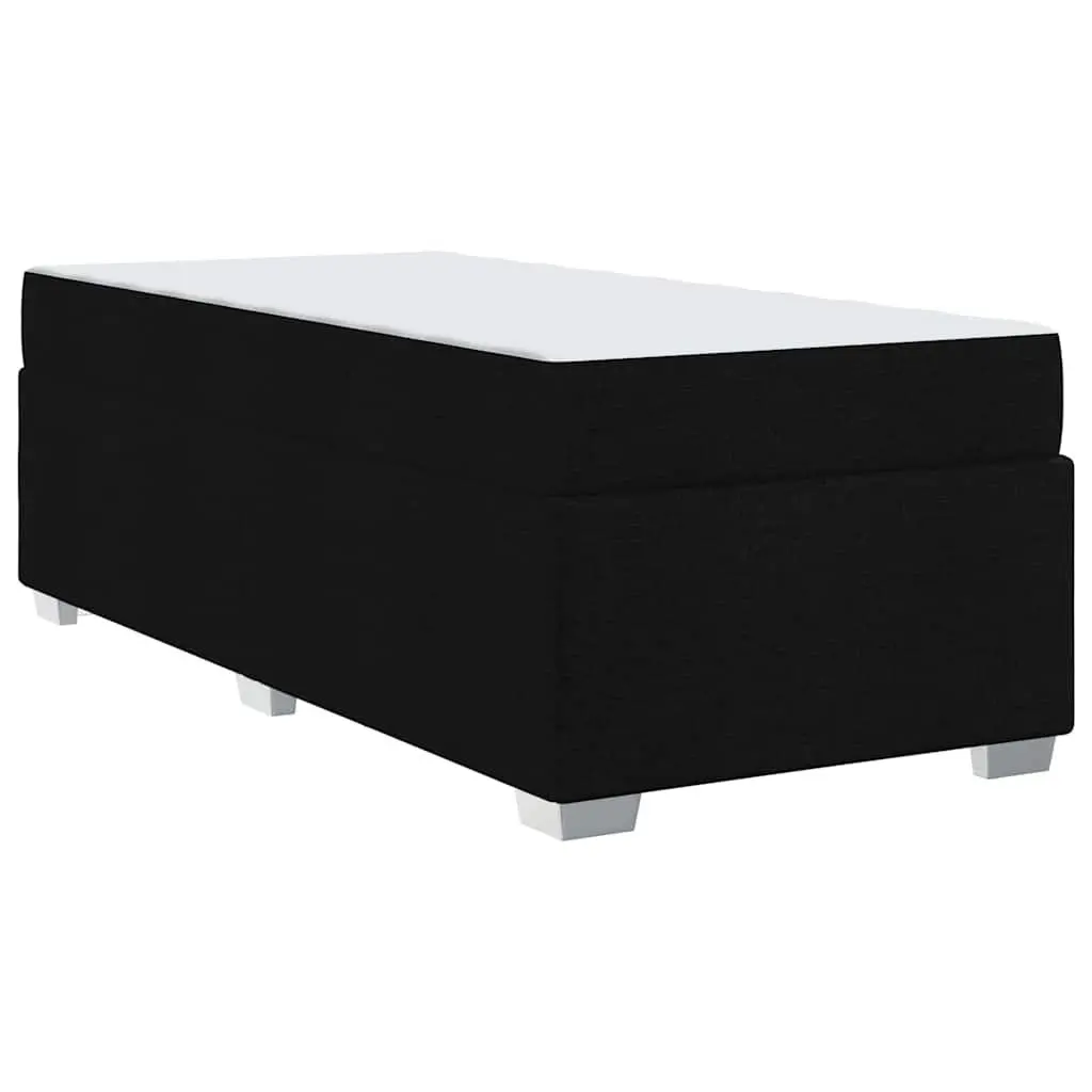 Black Bed Frame with Mattress Combo 90 x 190 cm