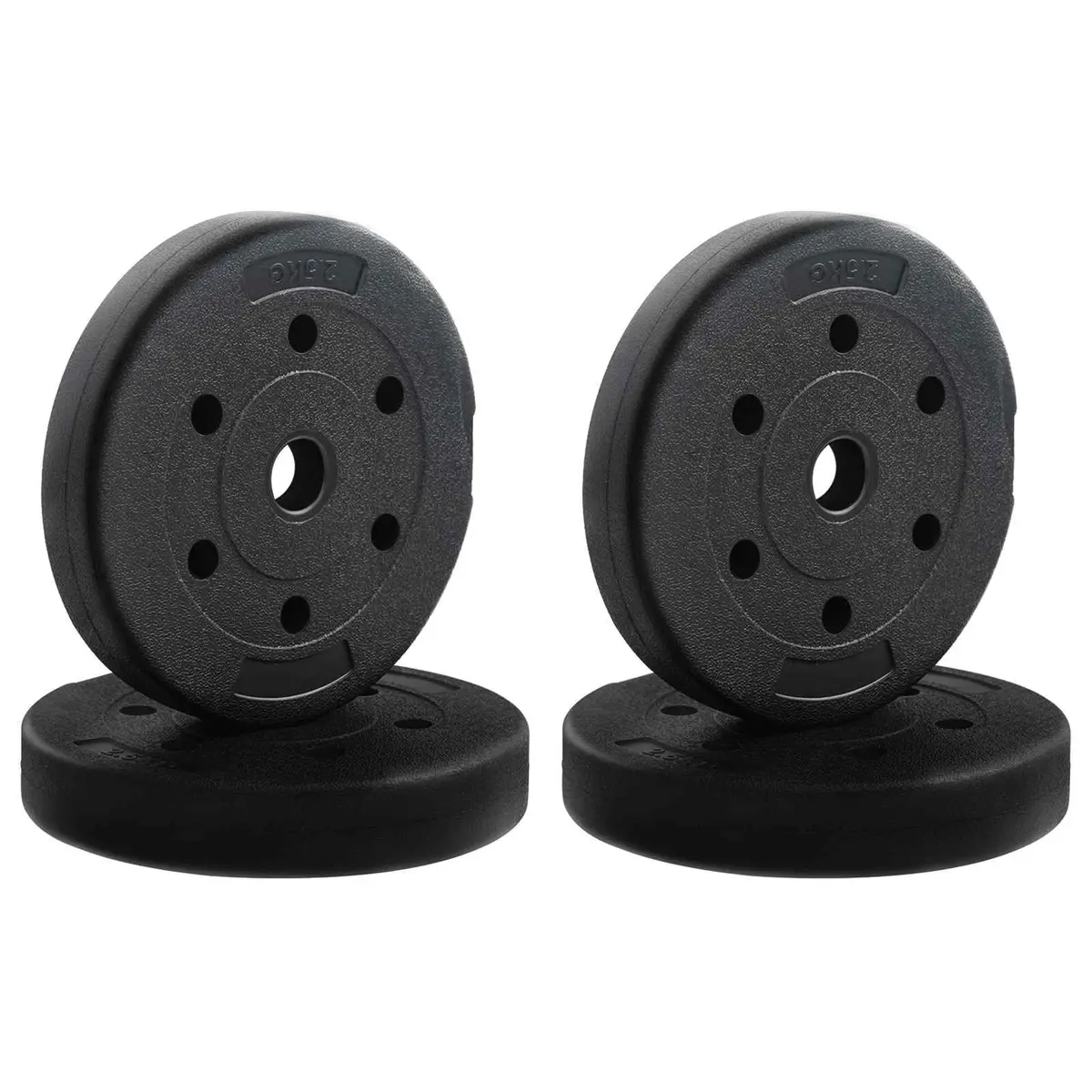 Adjustable Dumbbell Set 30kg Home Gym Free Weights Detachable Iron Sand Black