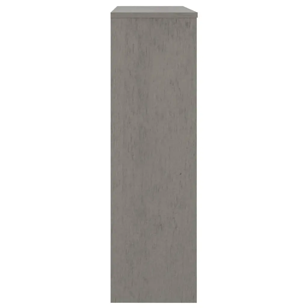 Highboard Top Sideboard Cabinet Topper 90x30x100cm Light Grey Storage Shelves