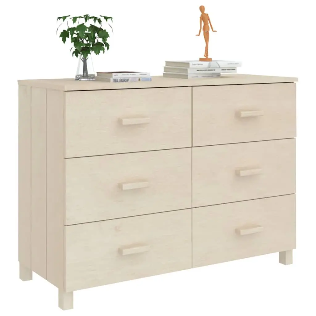 Honey Wooden Sideboard for Storage Solutions
