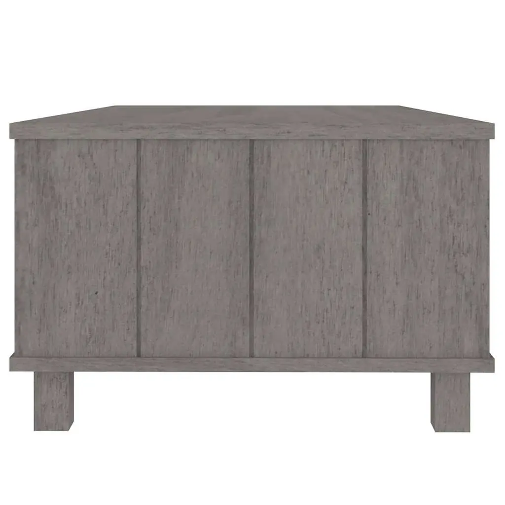 Wooden Coffee Table with Drawer Storage Compartment Grey 100 x 55 x 35 cm