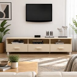 Friendly Solid Wood TV Cabinet to Enhance Your Living Room