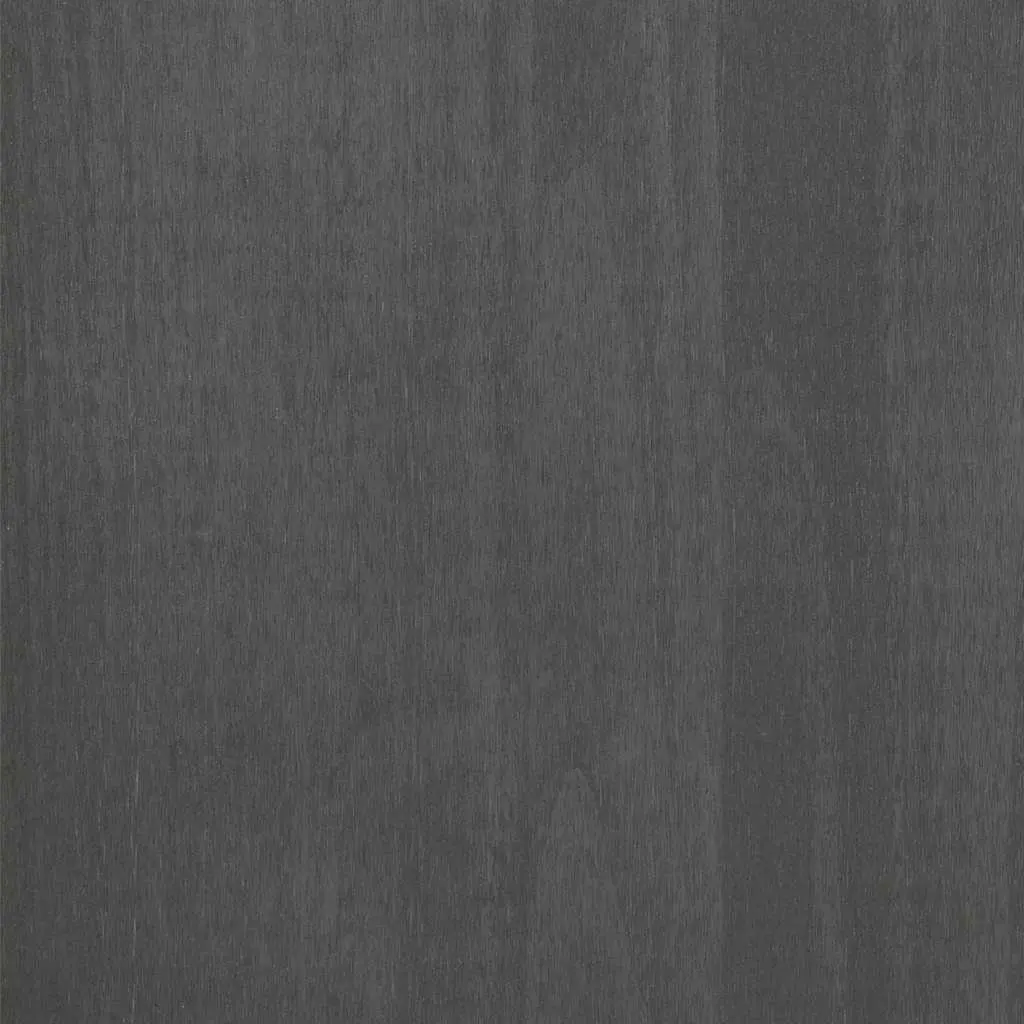 Highboard Storage Cabinet Solid Wood Shelves Drawers Grey 60x35x180cm