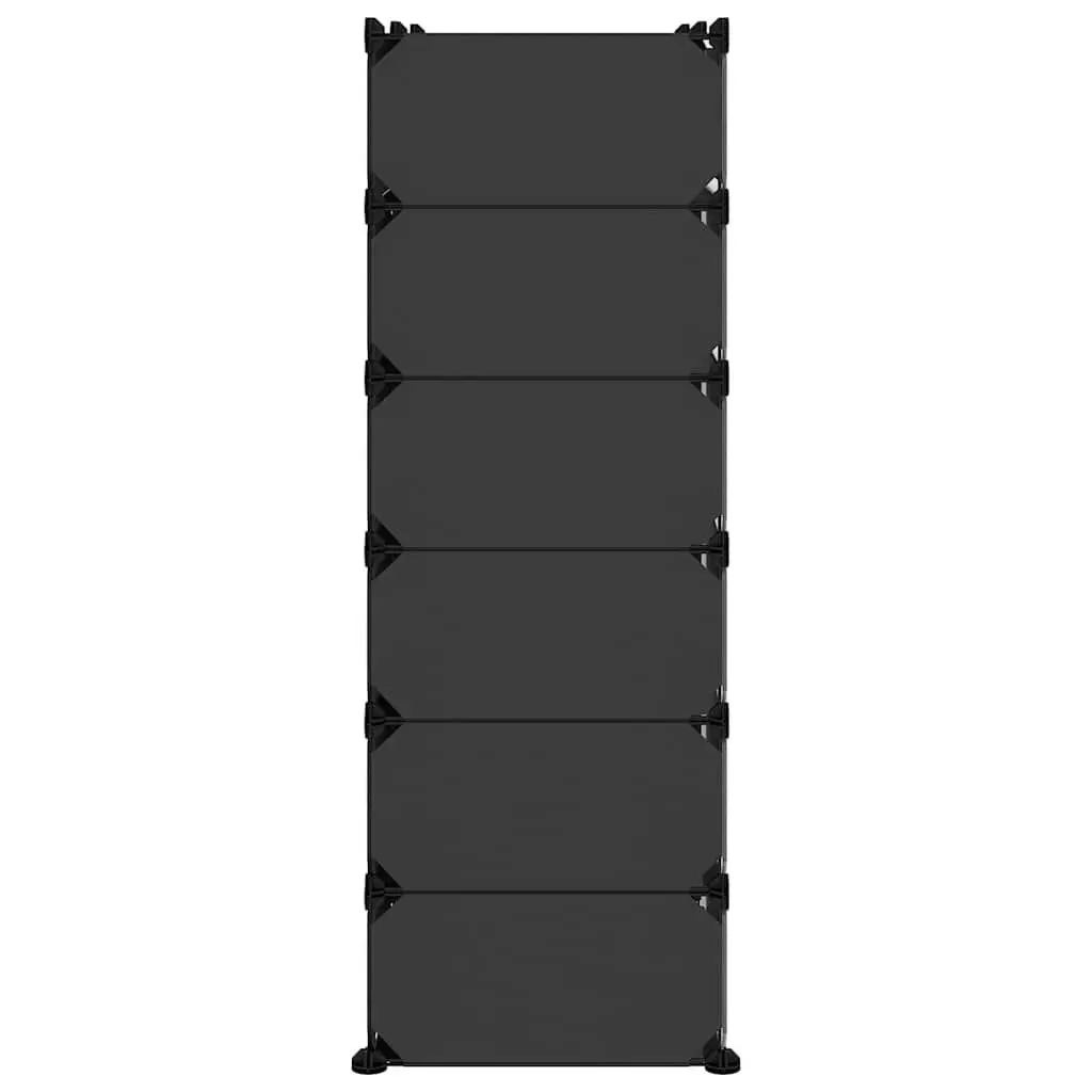 Shoe Rack Black Storage Organiser 94.5x36.5x106cm
