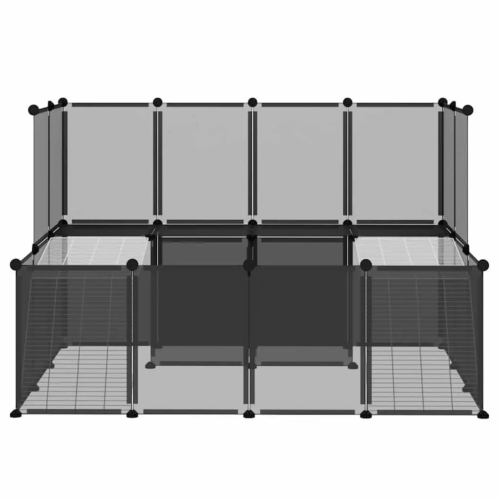 Small Animal Cage 143x107x93 cm Enclosure Pen Hutch Rabbits Guinea Pigs Hamsters