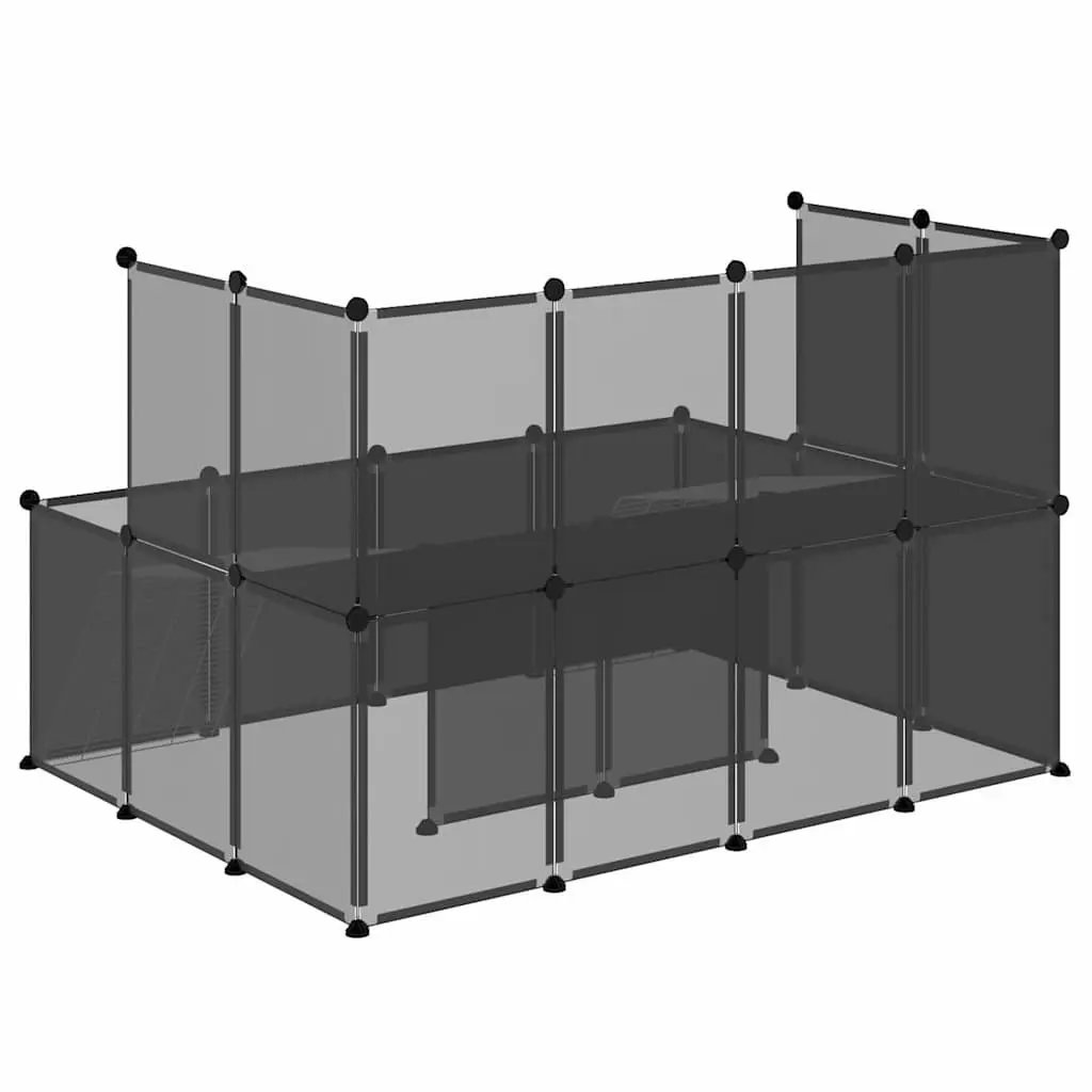Small Animal Cage 143x107x93 cm Enclosure Pen Hutch Rabbits Guinea Pigs Hamsters