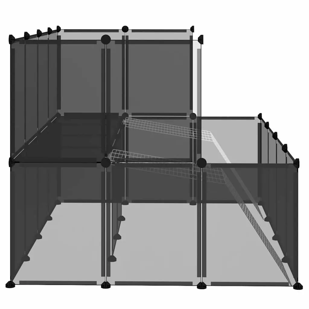 Small Animal Cage 143x107x93 cm Enclosure Pen Hutch Rabbits Guinea Pigs Hamsters