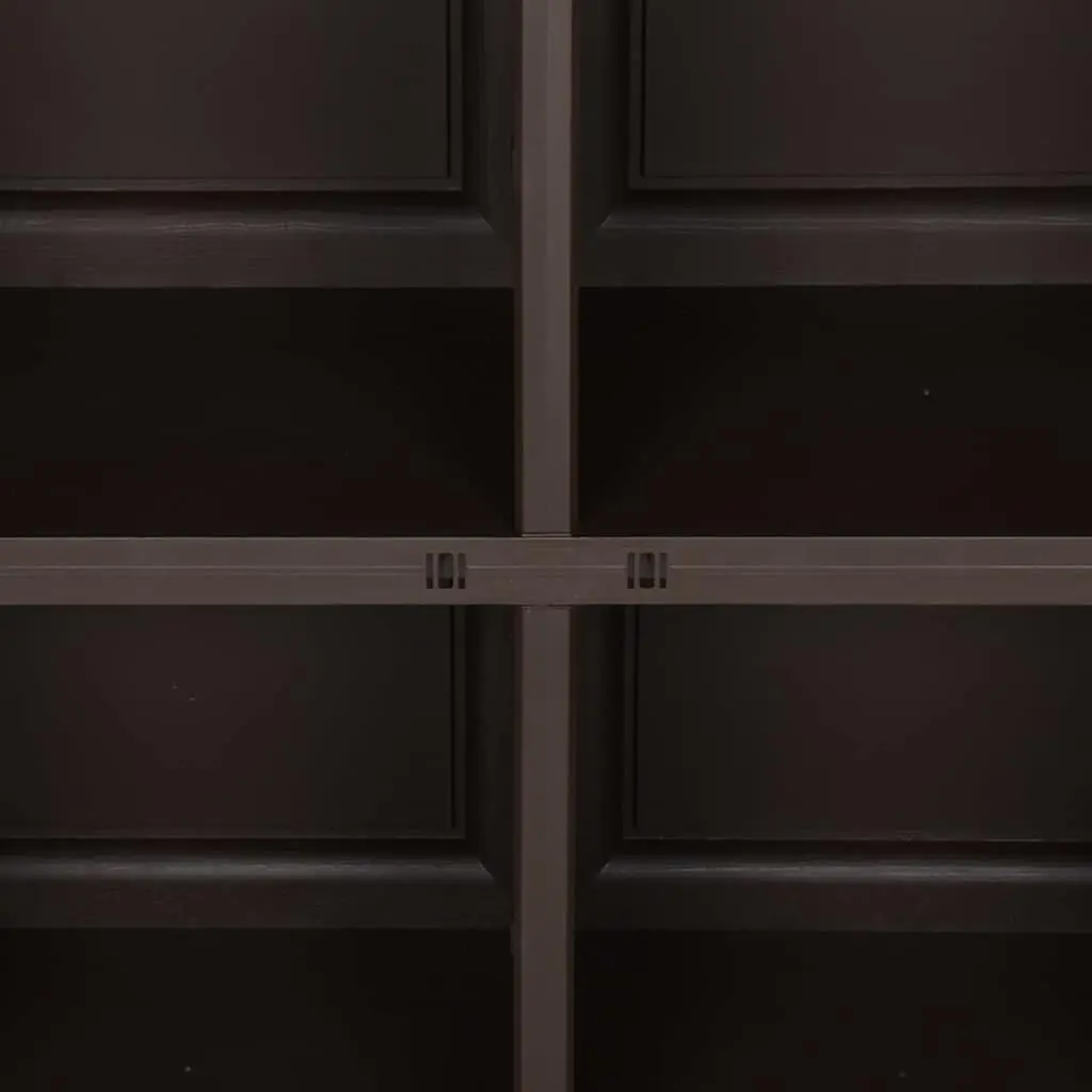 Storage Cabinet 79x43x85.5cm Brown Plastic Home Office Organiser Cupboard