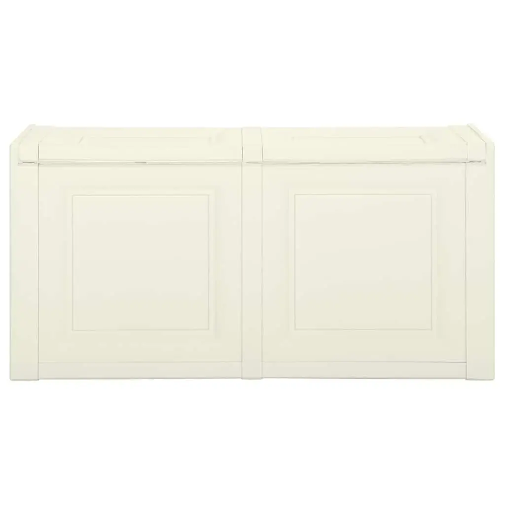 Storage Chest Bench Seat Cushion Box 86x40x42cm Cream Household Container
