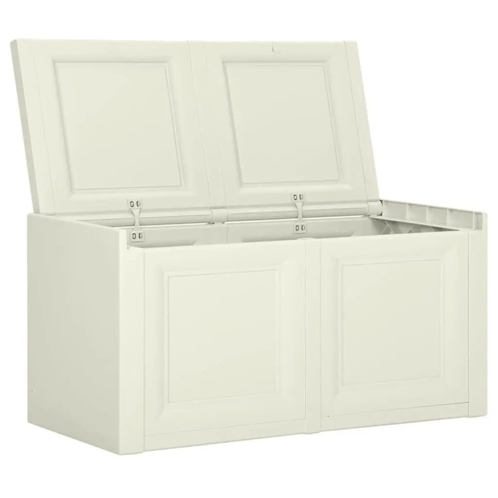 Storage Chest Bench Seat Cushion Box 86x40x42cm Cream Household Container