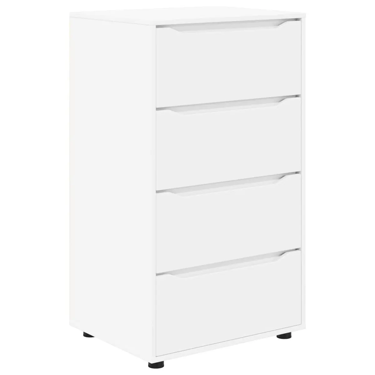 Storage Cabinet White 60 x 48 x 105 cm Engineered Wood Bedroom Living Room