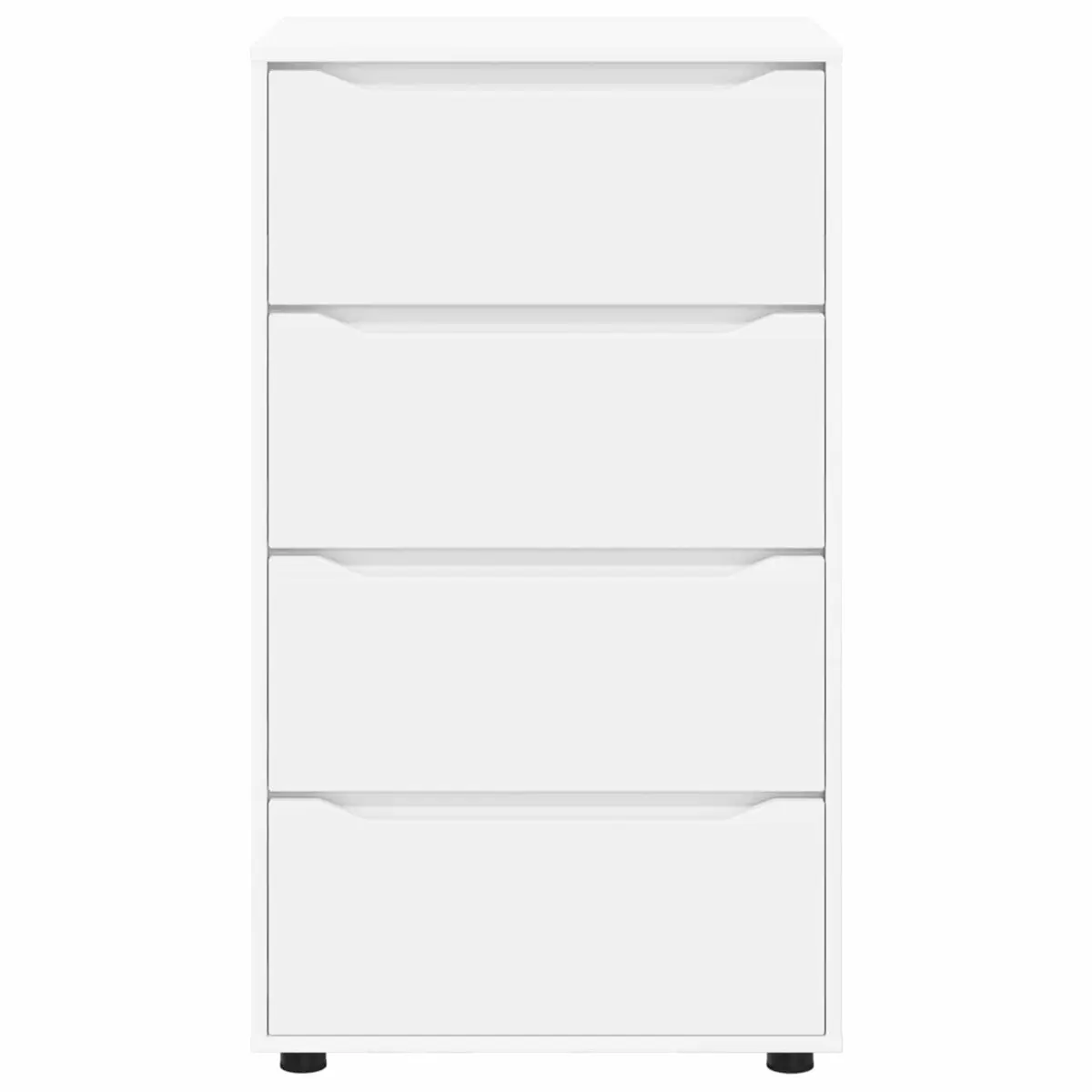 Storage Cabinet White 60 x 48 x 105 cm Engineered Wood Bedroom Living Room