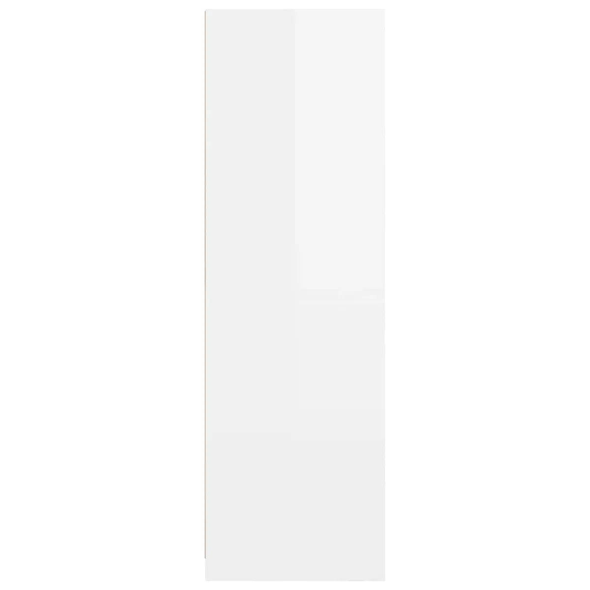 Wardrobe High Gloss White Engineered Wood 79.5 x 49 x 156 cm