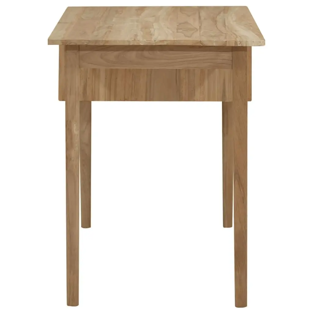 Solid Wood Desk Rustic Brown 110 x 52 x 75 cm