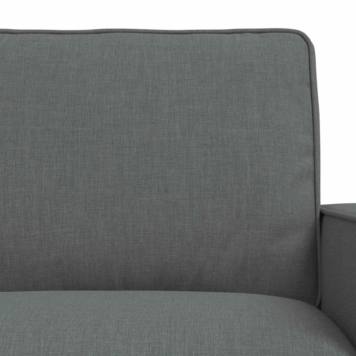 Sofa Set Modular Sectional Grey Fabric 2 Piece
