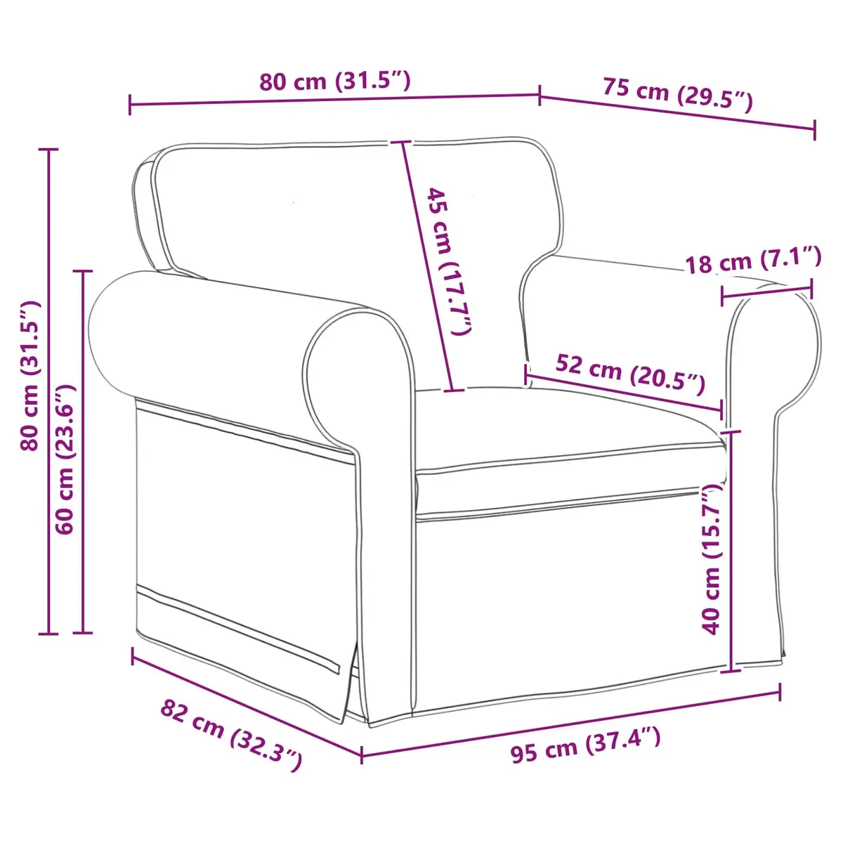 Sofa Set 2 pcs Dark Grey Fabric Modular Couch Living Room Bedroom Seating