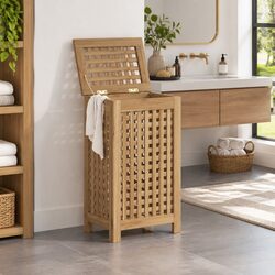 Your New Teak Laundry Basket: Style Meets Functionality