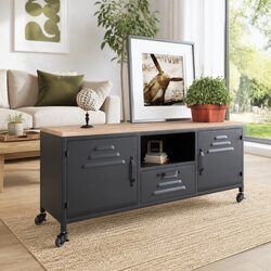 Your Friendly Black TV Cabinet for Media Storage