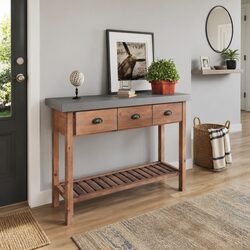 Your Friendly Console Table with Storage Solutions