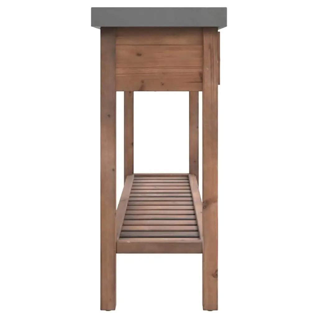 Console Table 110x35x80 cm with Drawers Shelf Storage Accent Side Hallway