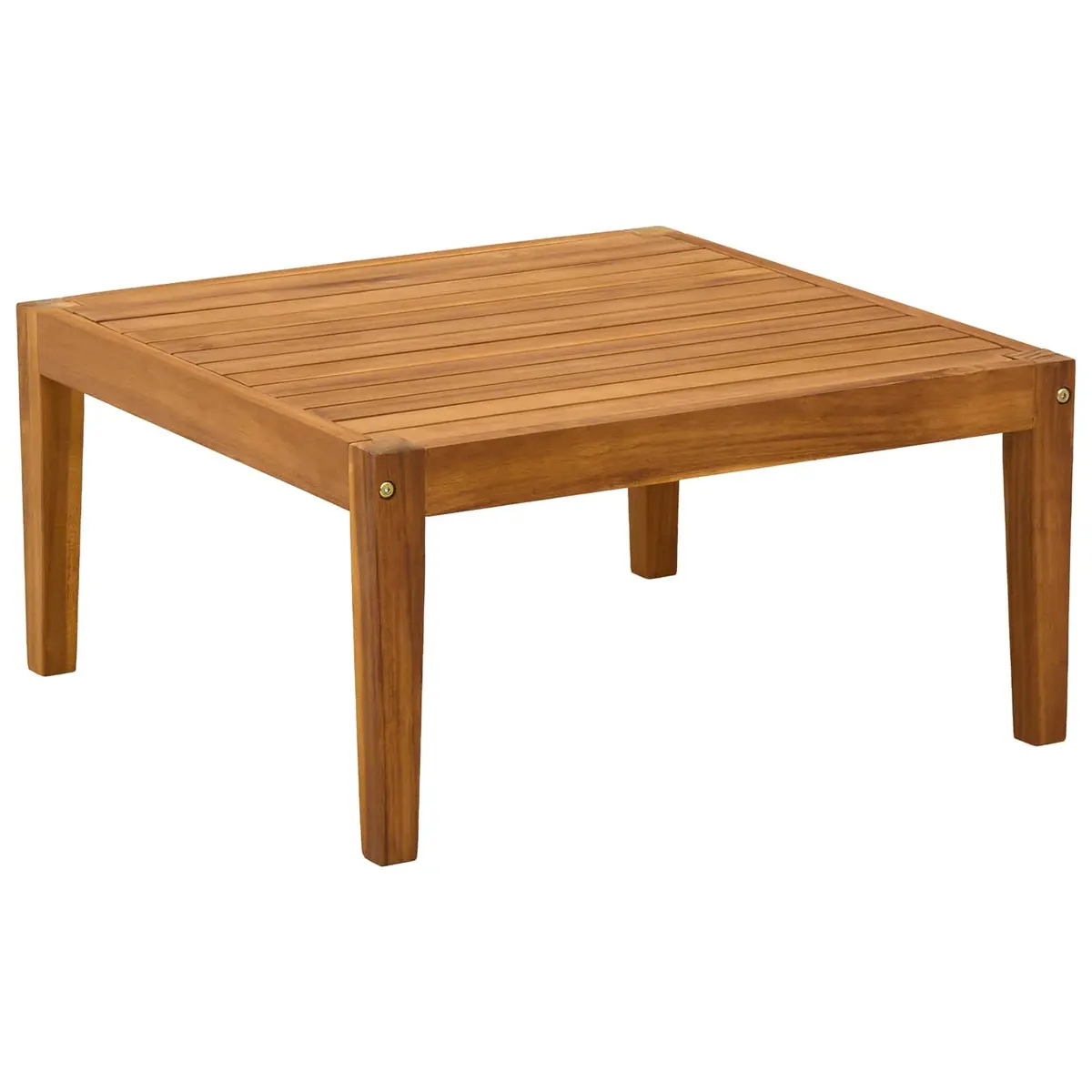 Garden Table Acacia Wood Outdoor Side Table Patio Balcony Furniture 60x60x30cm