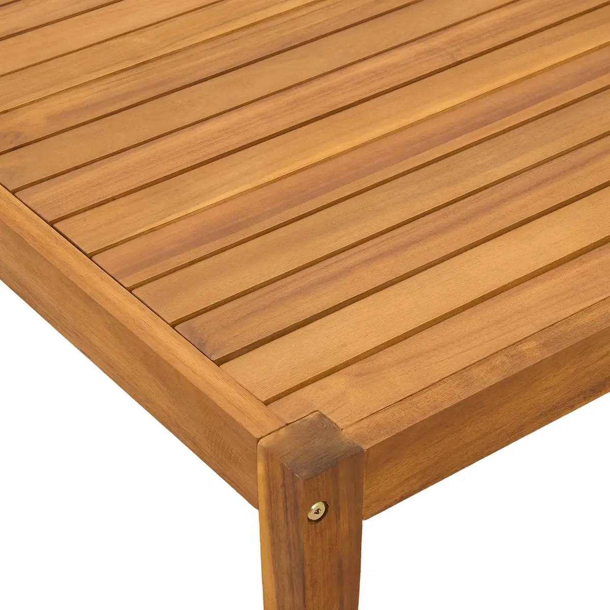 Garden Table Acacia Wood Outdoor Side Table Patio Balcony Furniture 60x60x30cm