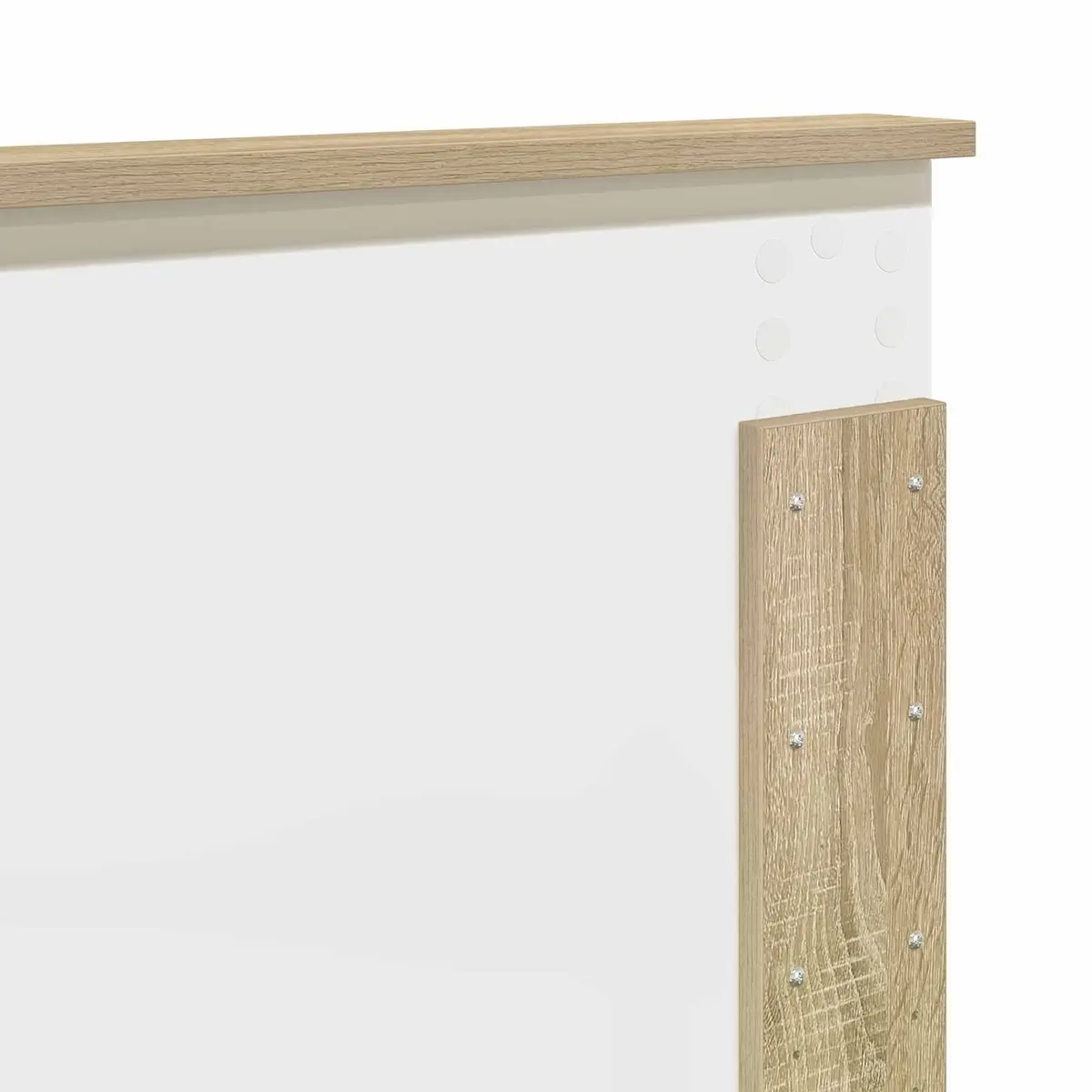 Bed Frame with Storage Drawer Engineered Wood Modern Minimalist 150x200cm