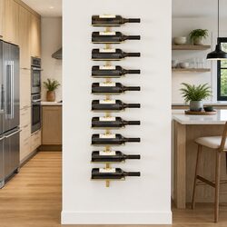 Your New Gold Wine Rack for 10 Bottles, Just for You
