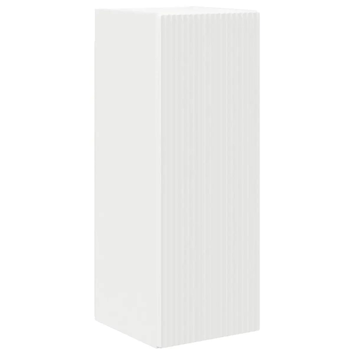 TV Cabinet Set 8 Pieces White Engineered Wood Entertainment Storage Furniture